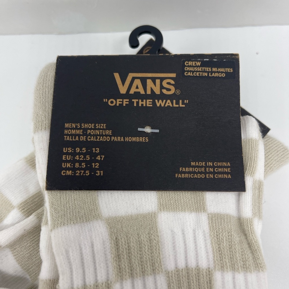 VANS "Off The Wall" Crew socks Checkerboard 
New  Vans socks (1 pair) - Picture 4 of 16
